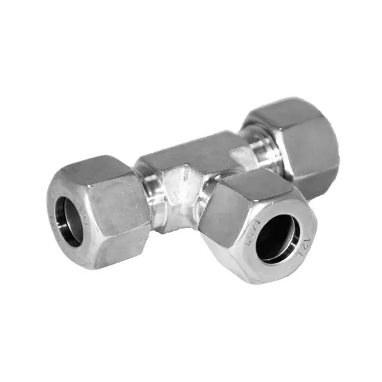 Snijringkoppeling Tee knel/knel